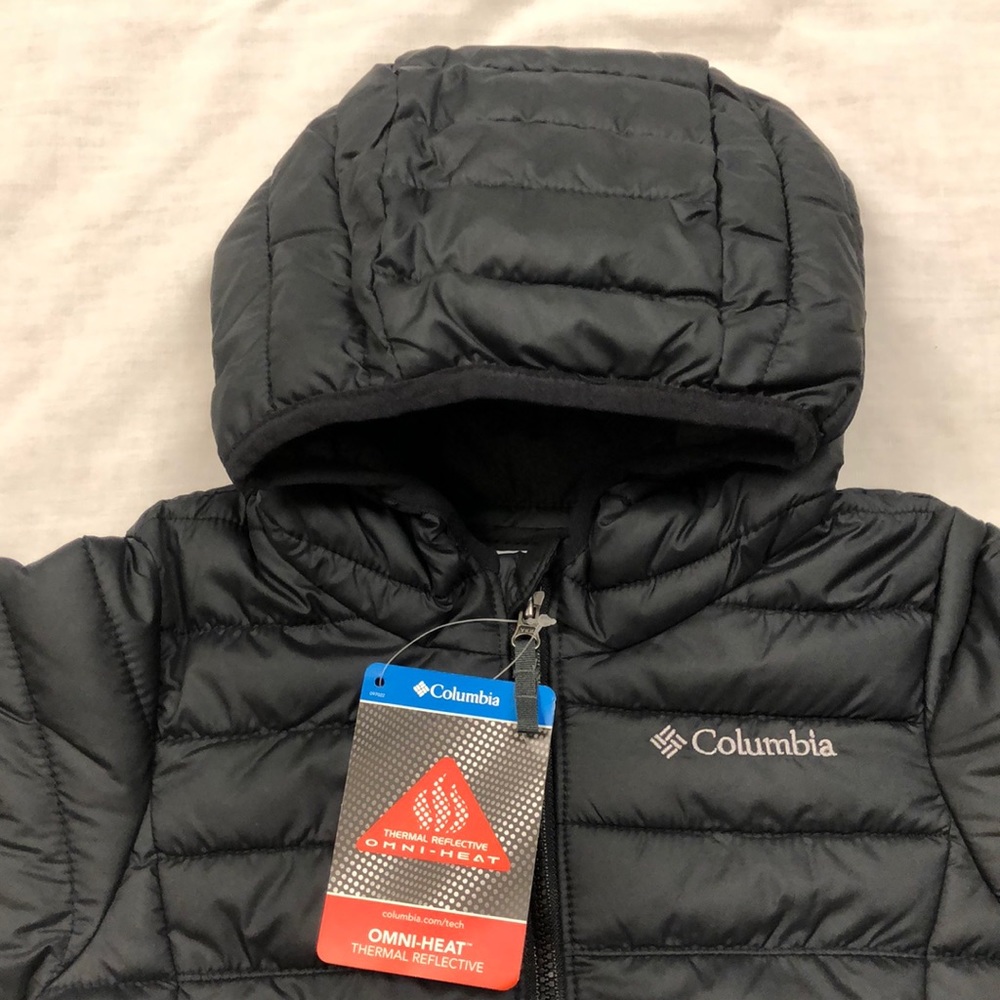 14X HP🎉Columbia Powder Lite Boys Hooded Jacket/2T - Picture 6 of 8